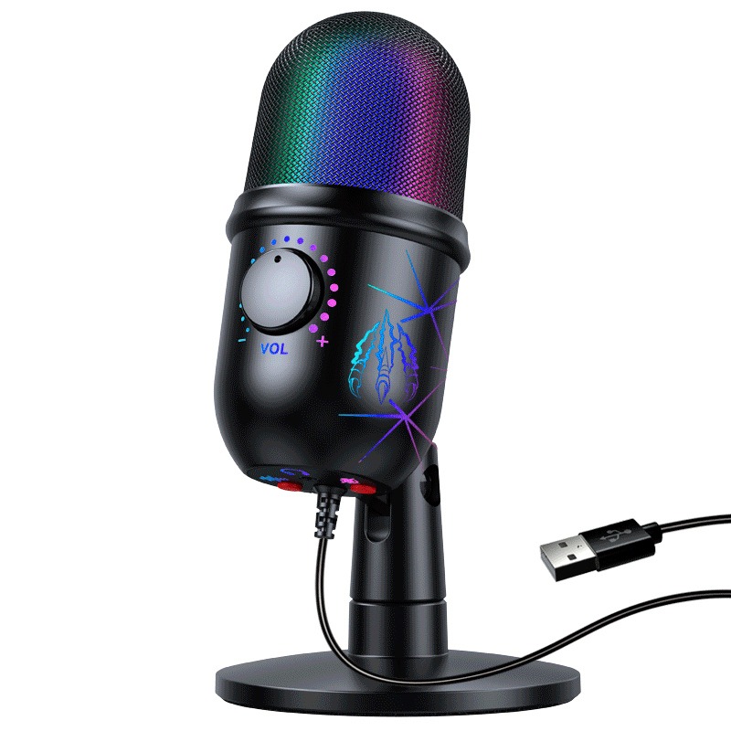 VOXFULL RU416 USB RGB Condenser Microphone — product image