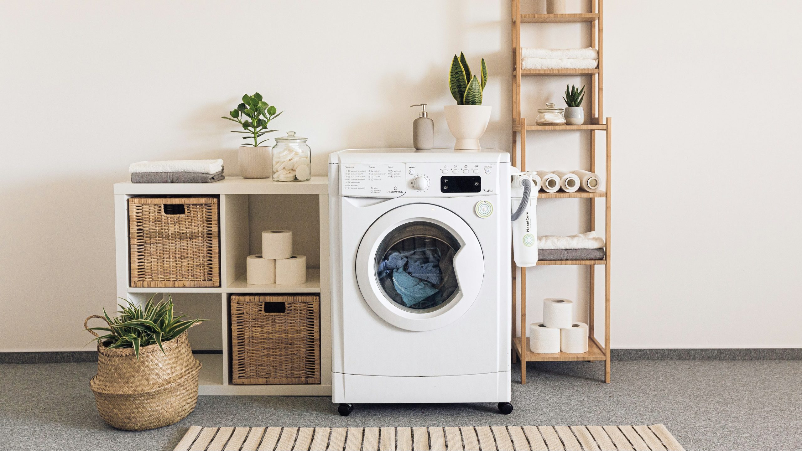 Laundry appliances illustrating home equipment