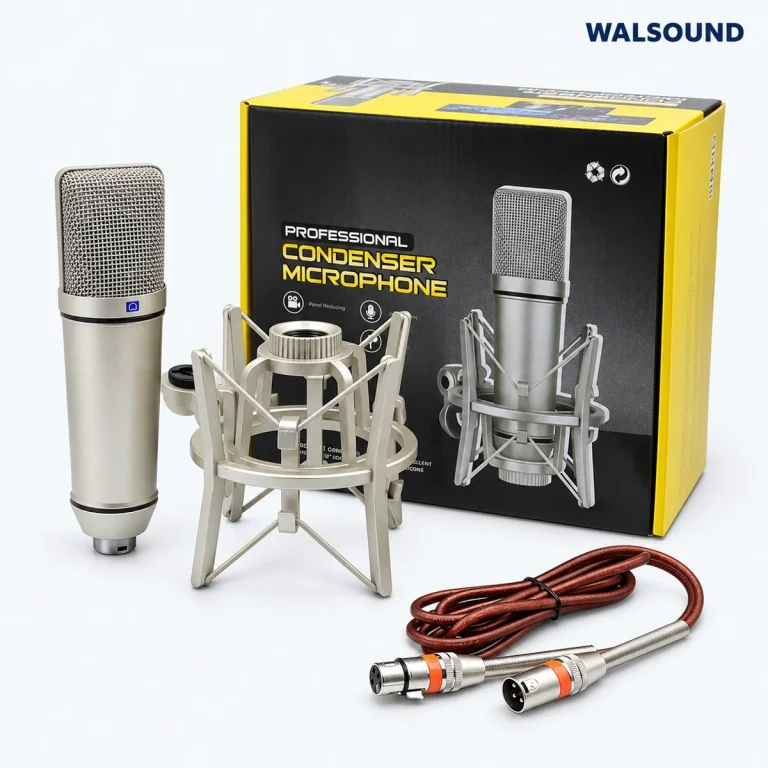 VOXFULL U87 Studio Microphone with WALSOUND wordmark